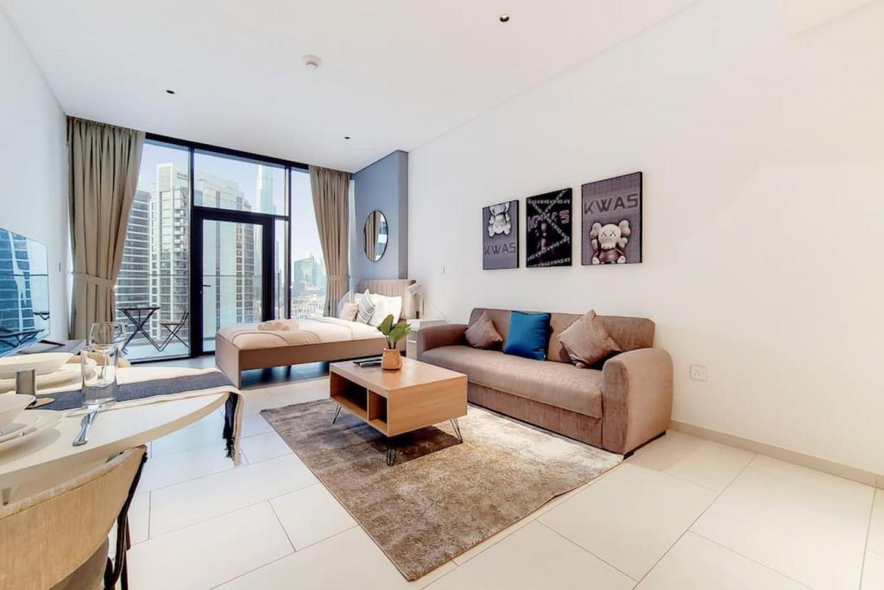 Marquise Square Tower, Business Bay - Bright Studio Dubaj Kültér fotó